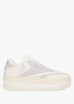 Women's Club C Extra Chalk Pure Grey 2 Vintage Blue Leather Tennis Trainers