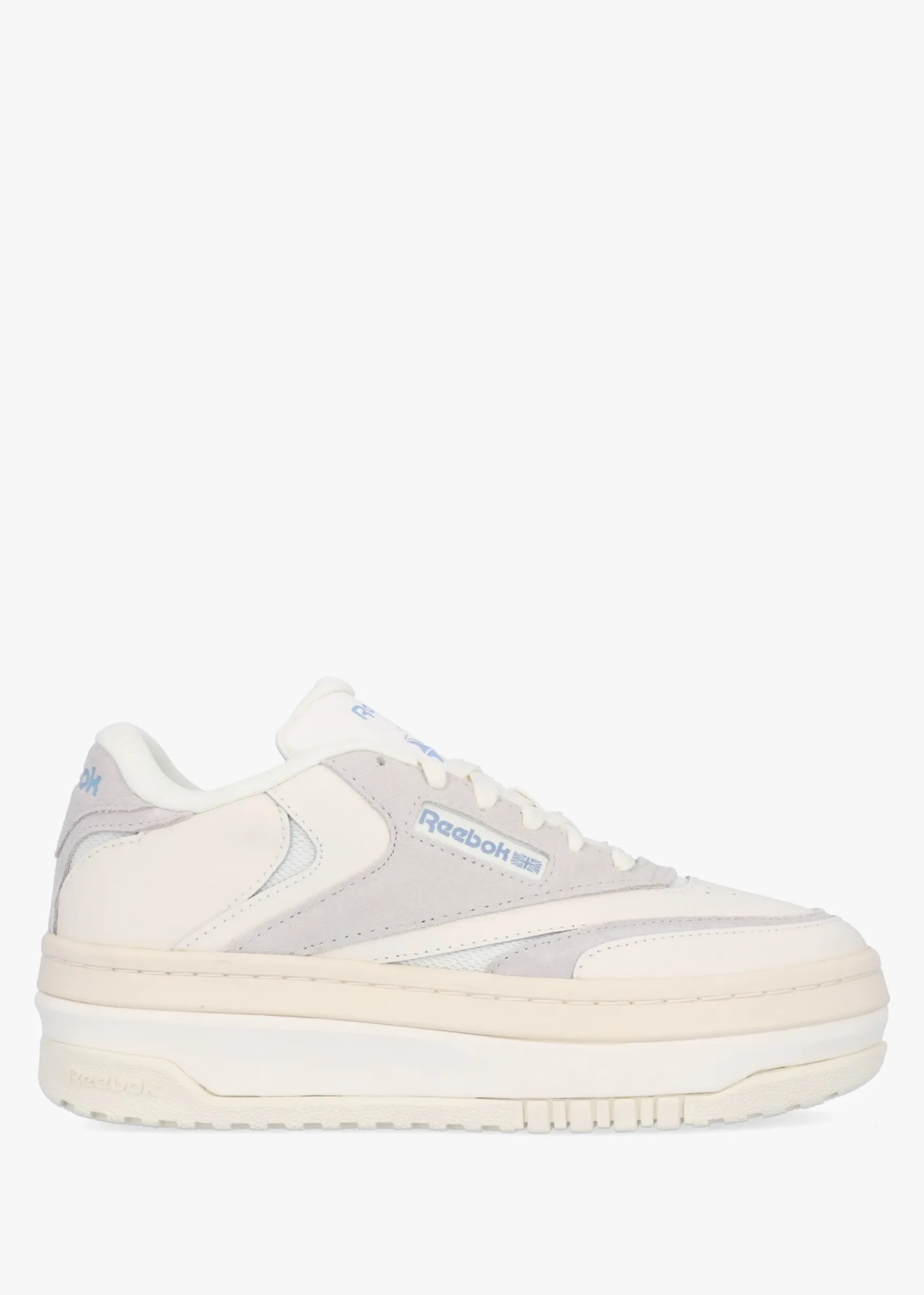 Women's Club C Extra Chalk Pure Grey 2 Vintage Blue Leather Tennis Trainers