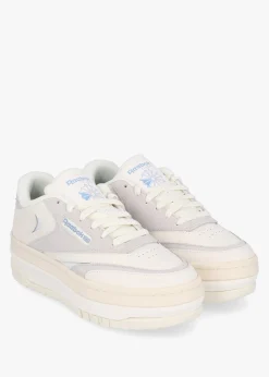 Women's Club C Extra Chalk Pure Grey 2 Vintage Blue Leather Tennis Trainers