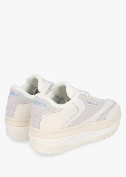 Women's Club C Extra Chalk Pure Grey 2 Vintage Blue Leather Tennis Trainers