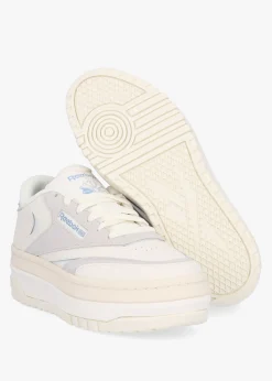 Women's Club C Extra Chalk Pure Grey 2 Vintage Blue Leather Tennis Trainers