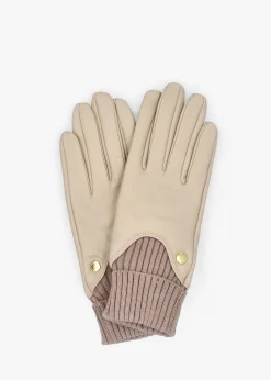 Women’s Deanna Eggshell Leather Gloves