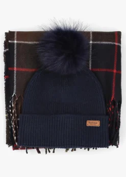 Women’s Dover Navy Beanie & Hailes Scarf Gift Set