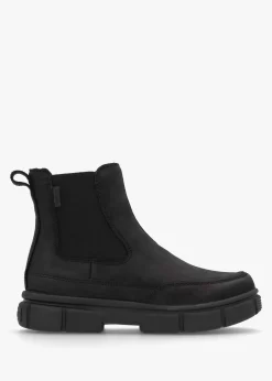 Women’s Explorer STRT™ Black Black Leather Chelsea Boots
