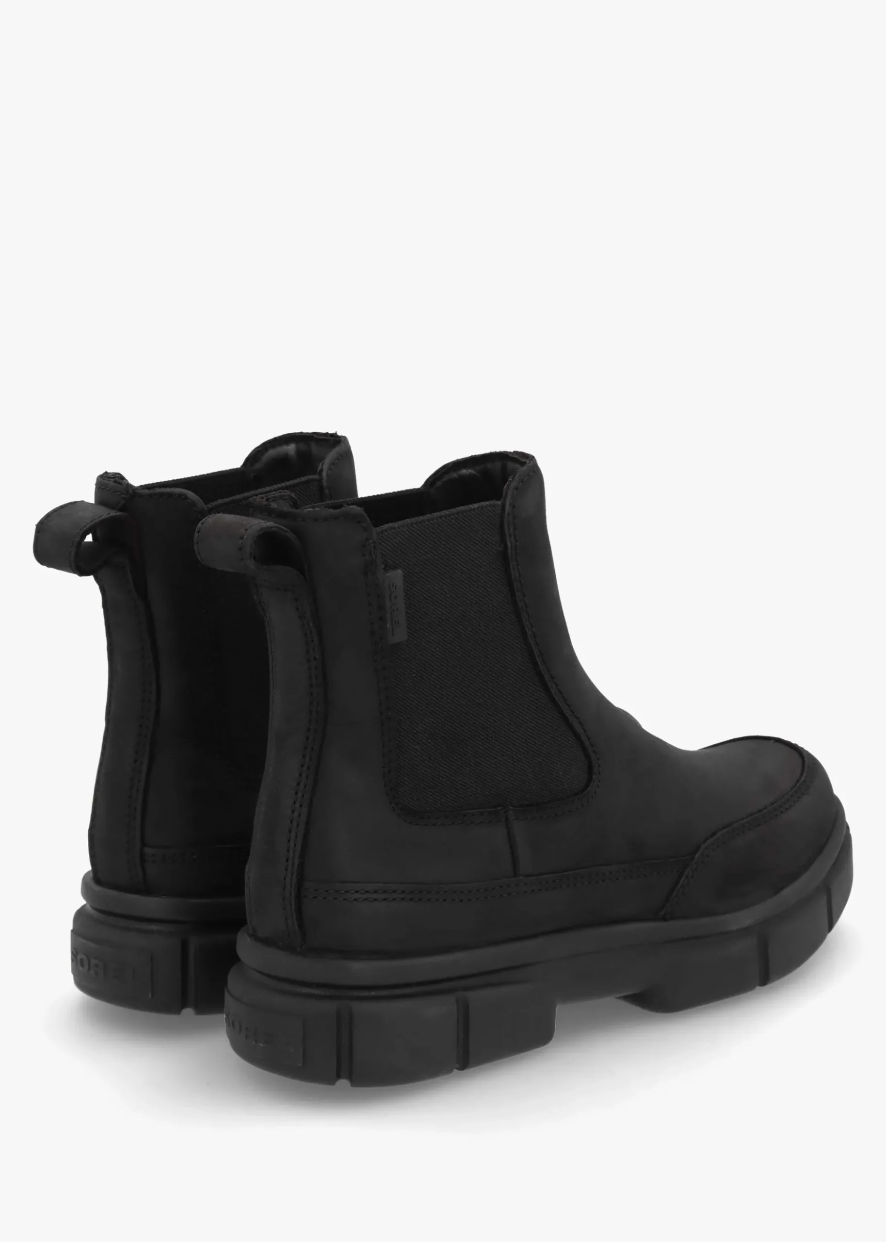 Women’s Explorer STRT™ Black Black Leather Chelsea Boots