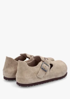 Women’s London Taupe Suede Clog Shoes