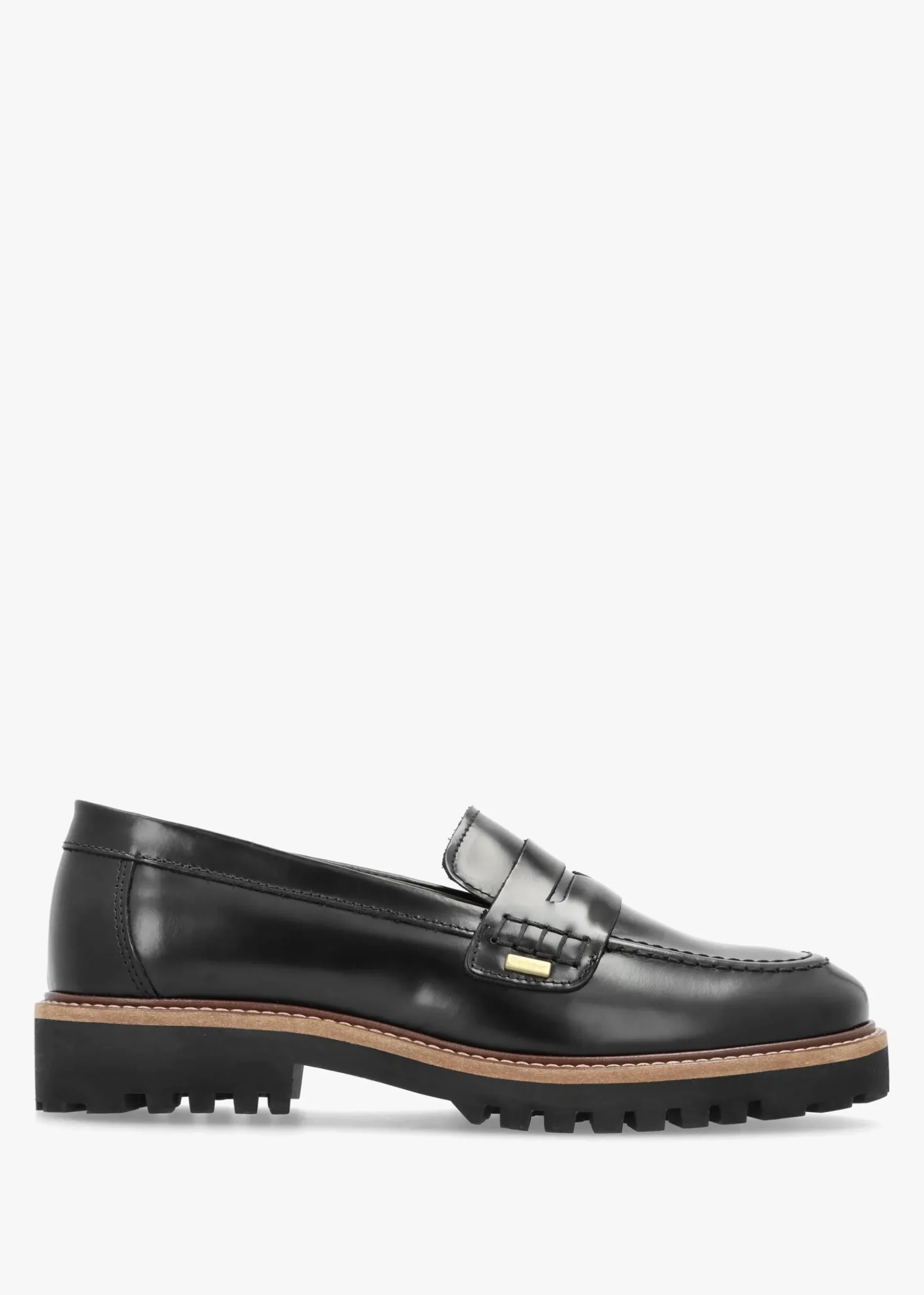 Women’s Ludlow Black Leather Loafers