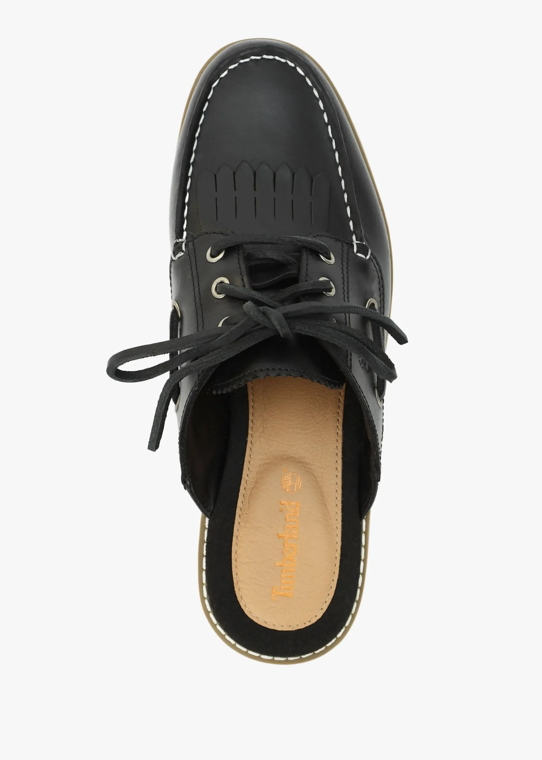 Women’s Noreen Black Leather Backless Mules