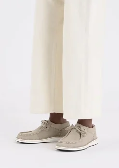 Women’s Pasadena Taupe Suede Moccasins