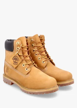 Women's Premium 6 Inch Yellow Black Waterproof Boots