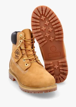 Women's Premium 6 Inch Yellow Black Waterproof Boots