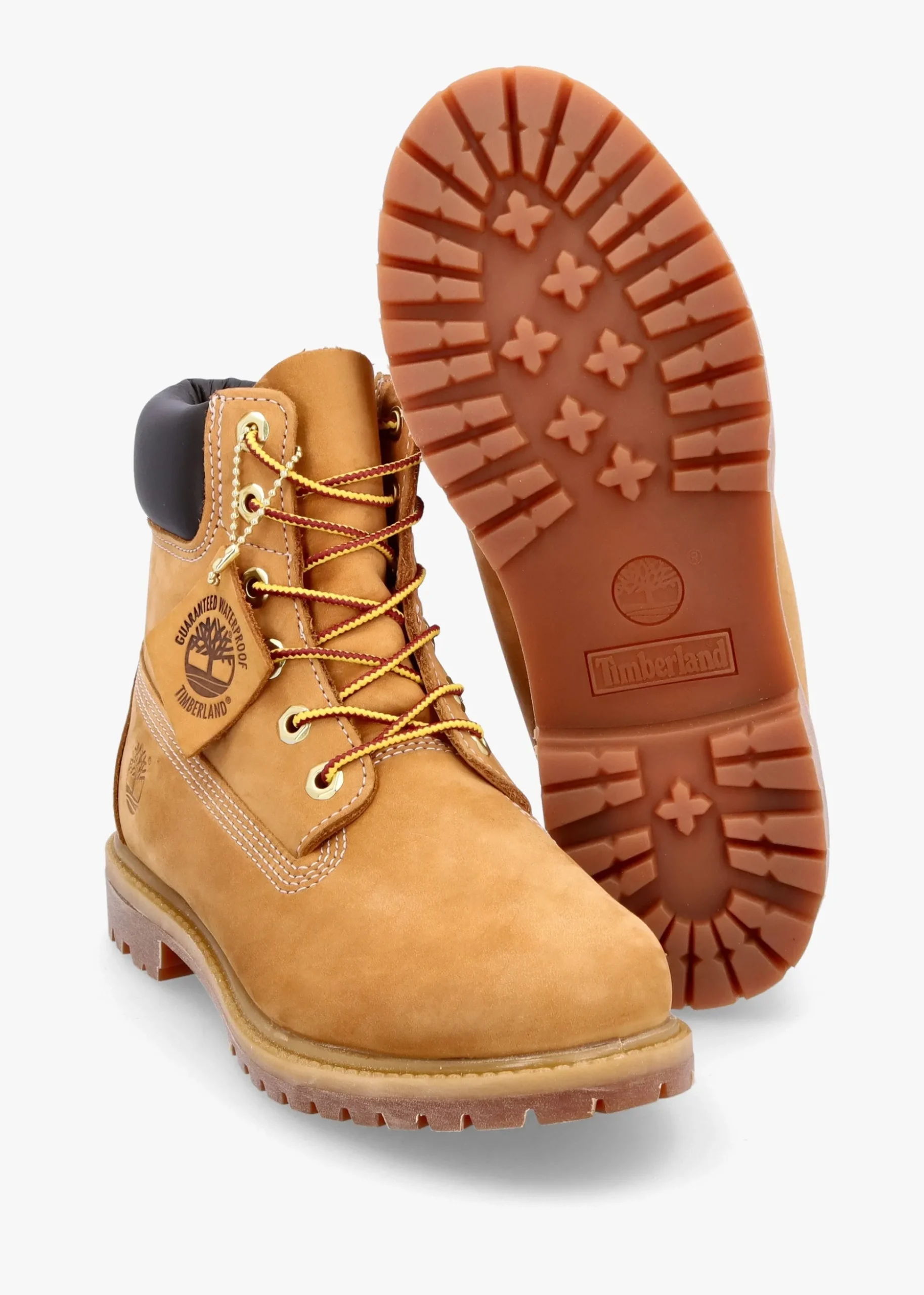 Women's Premium 6 Inch Yellow Black Waterproof Boots