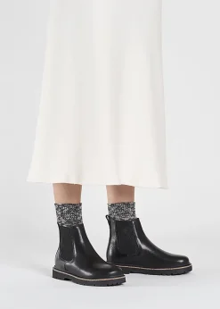 Women’s Prescott Black Leather Chelsea Boots