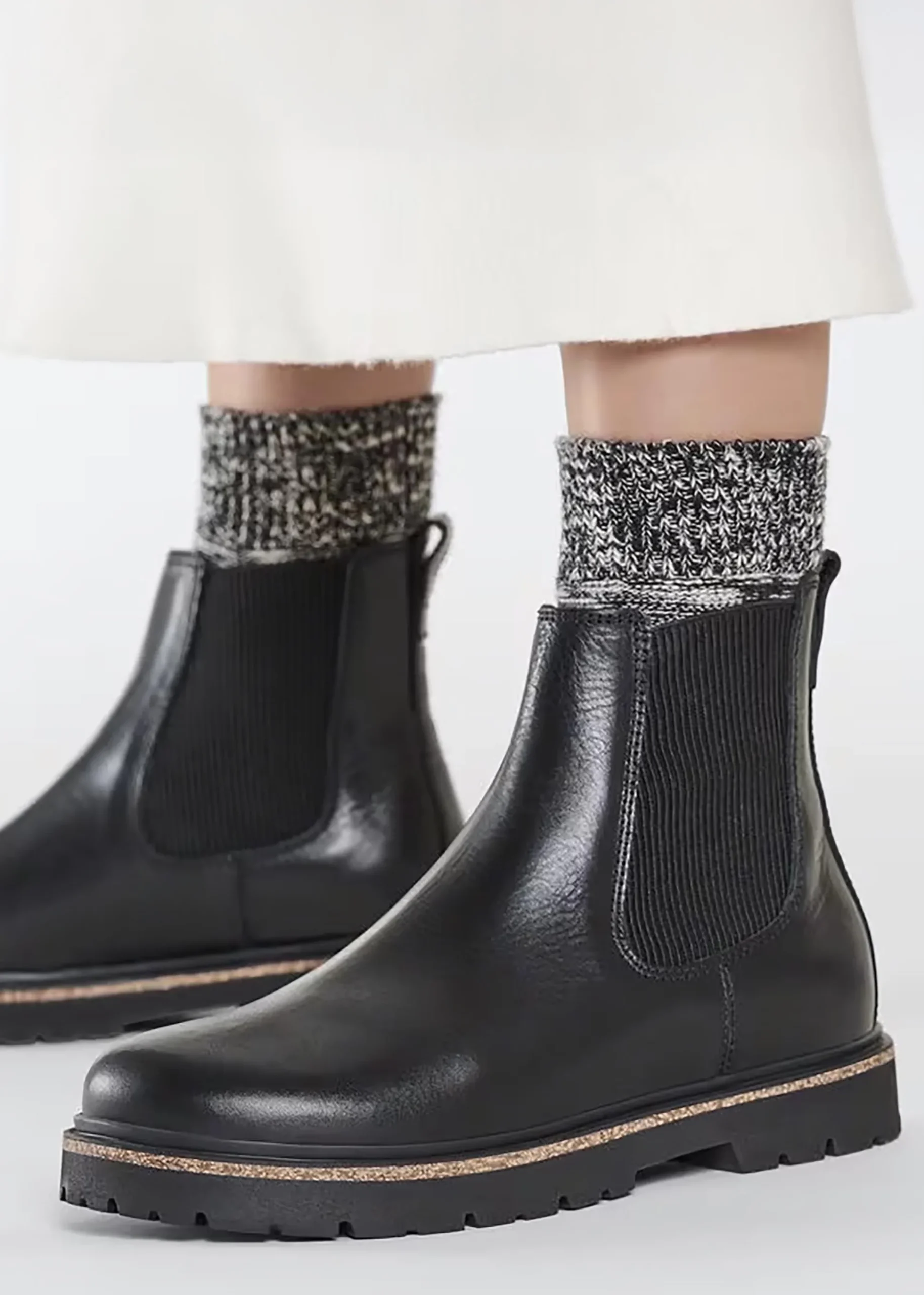 Women’s Prescott Black Leather Chelsea Boots