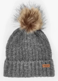 Women’s Saltburn Grey Rose Beanie & Tartan Scarf Gift Set