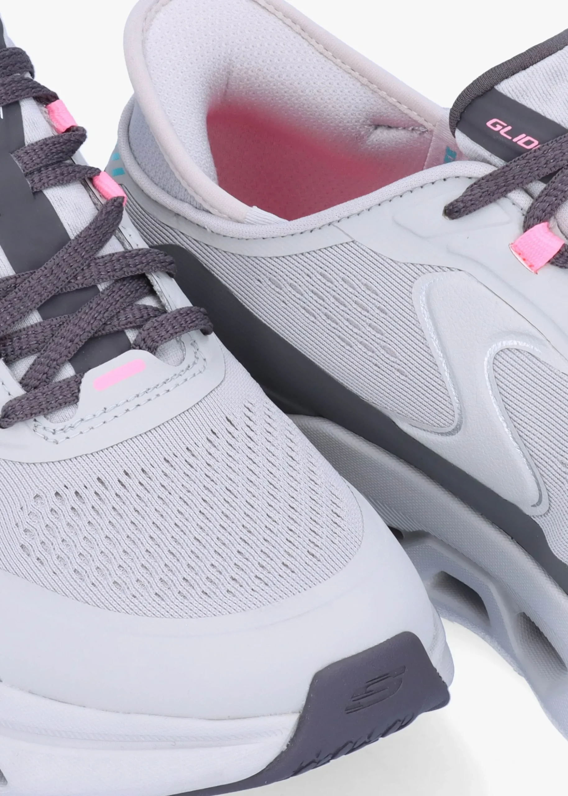 Women's Slip Ins Glide-Step Altus Gray Pink Trainers