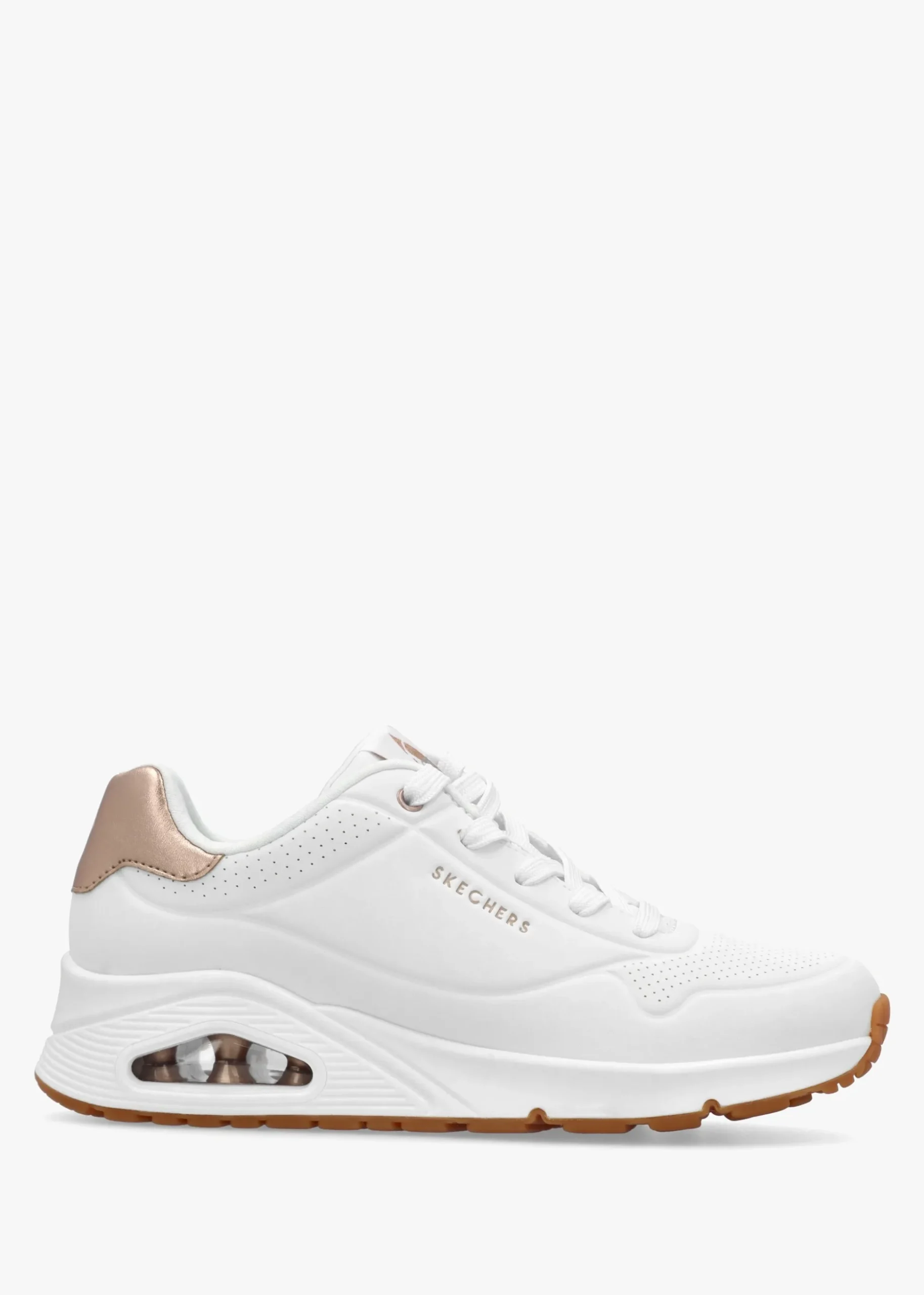 Women’s Uno Golden Air White Trainers
