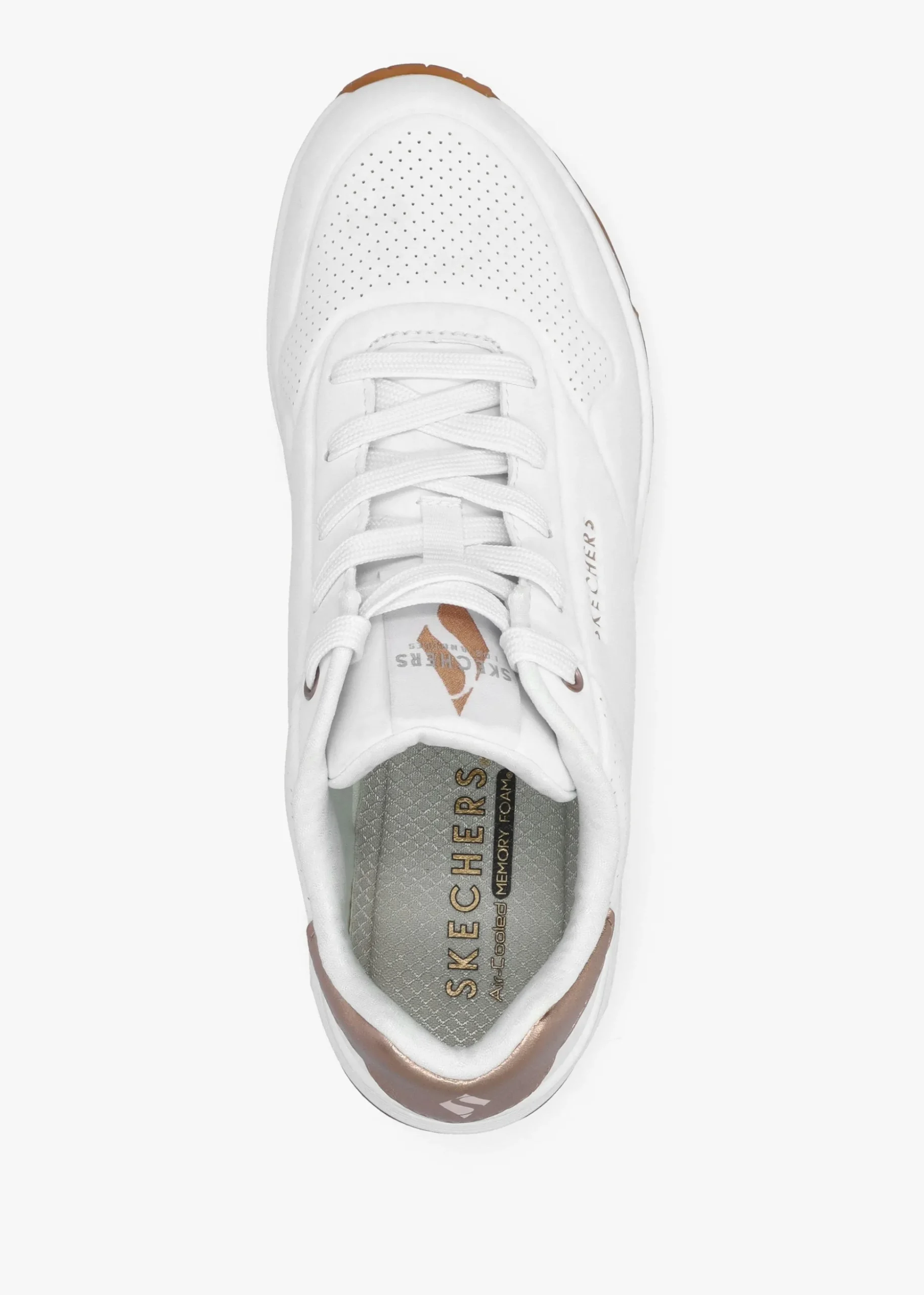 Women’s Uno Golden Air White Trainers