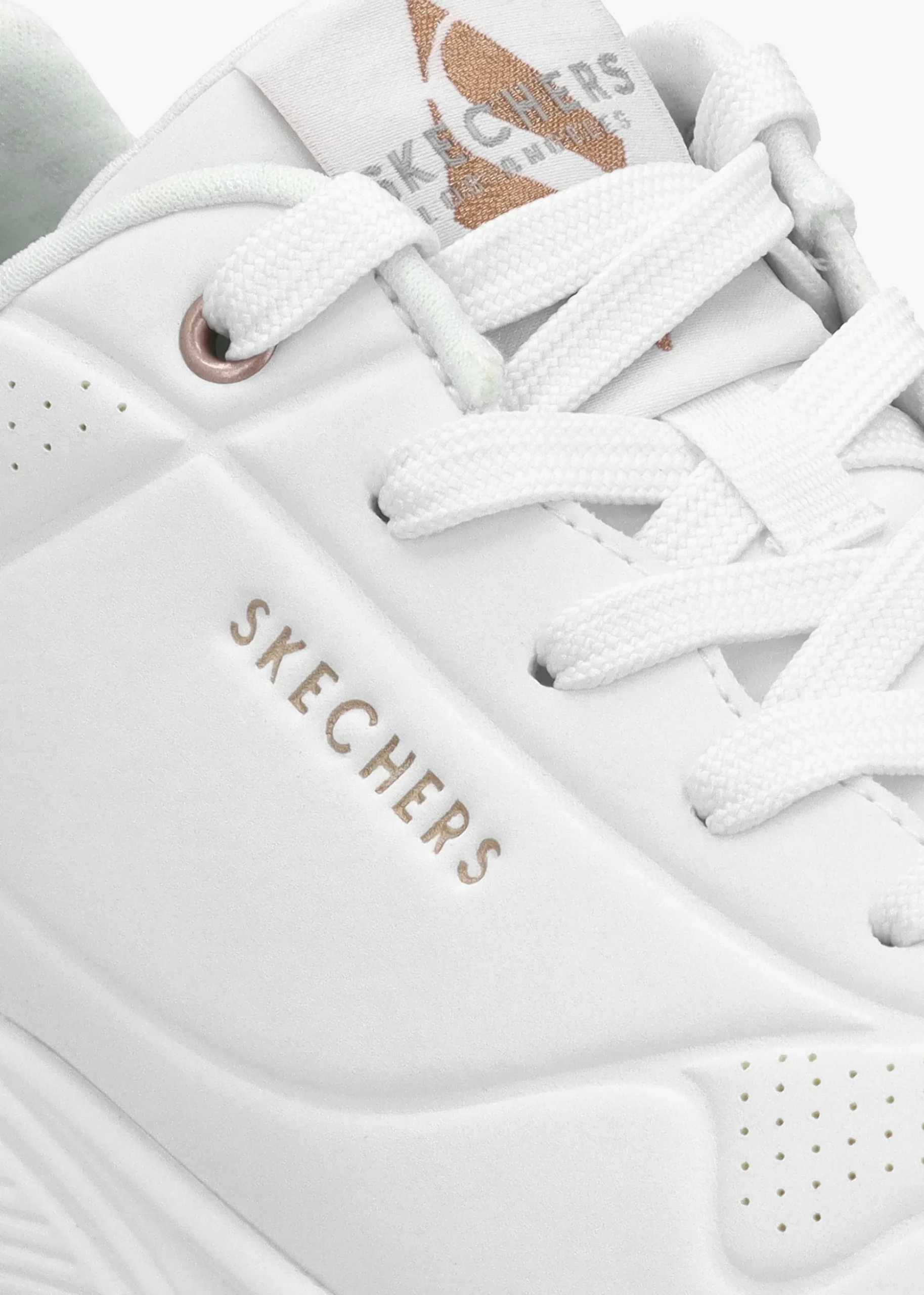 Women’s Uno Golden Air White Trainers