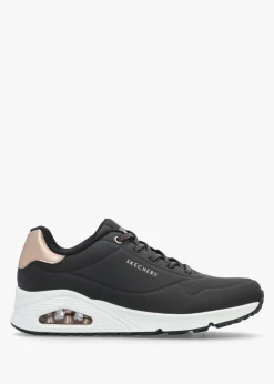 Women’s Uno Shimmer Away Black Trainers