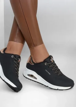 Women’s Uno Shimmer Away Black Trainers