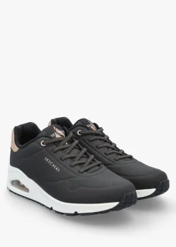 Women’s Uno Shimmer Away Black Trainers