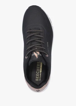 Women’s Uno Shimmer Away Black Trainers