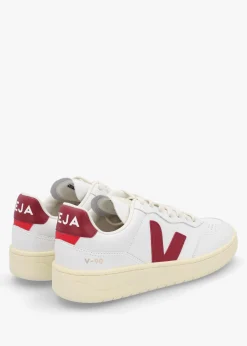 Women's V-90 O.T Leather Extra White Marsala Trainers