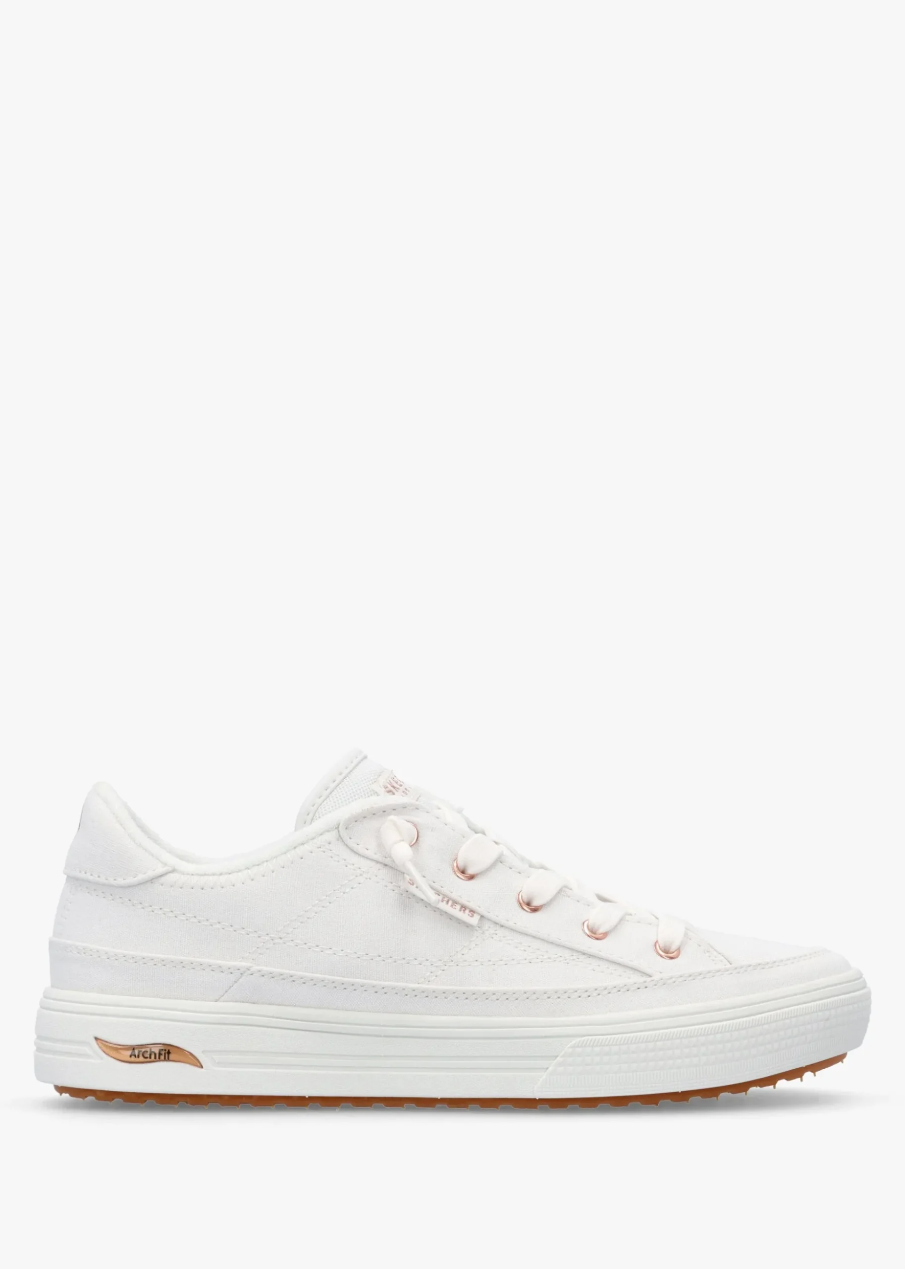Women’s Vegan Arch Fit Meet Ya There White Trainers