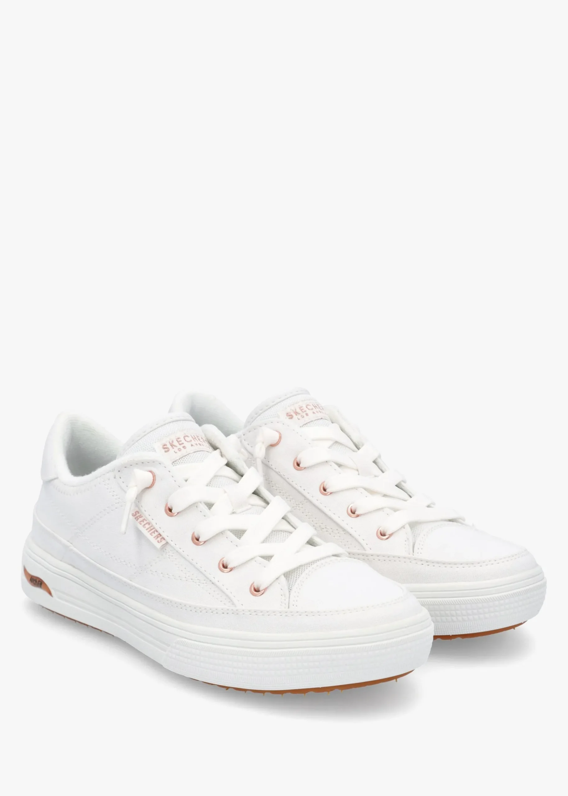 Women’s Vegan Arch Fit Meet Ya There White Trainers