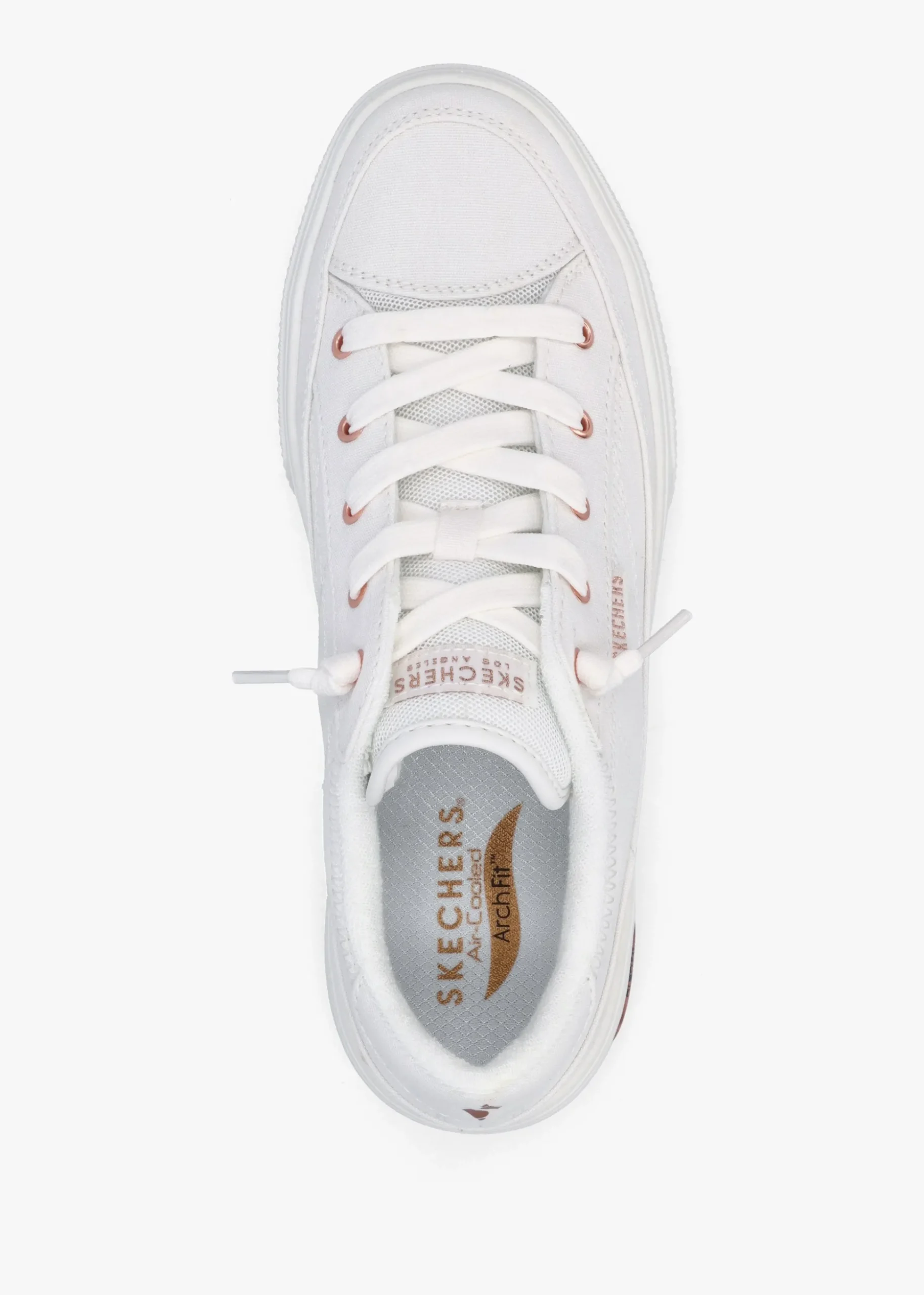 Women’s Vegan Arch Fit Meet Ya There White Trainers