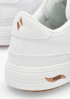 Women’s Vegan Arch Fit Meet Ya There White Trainers