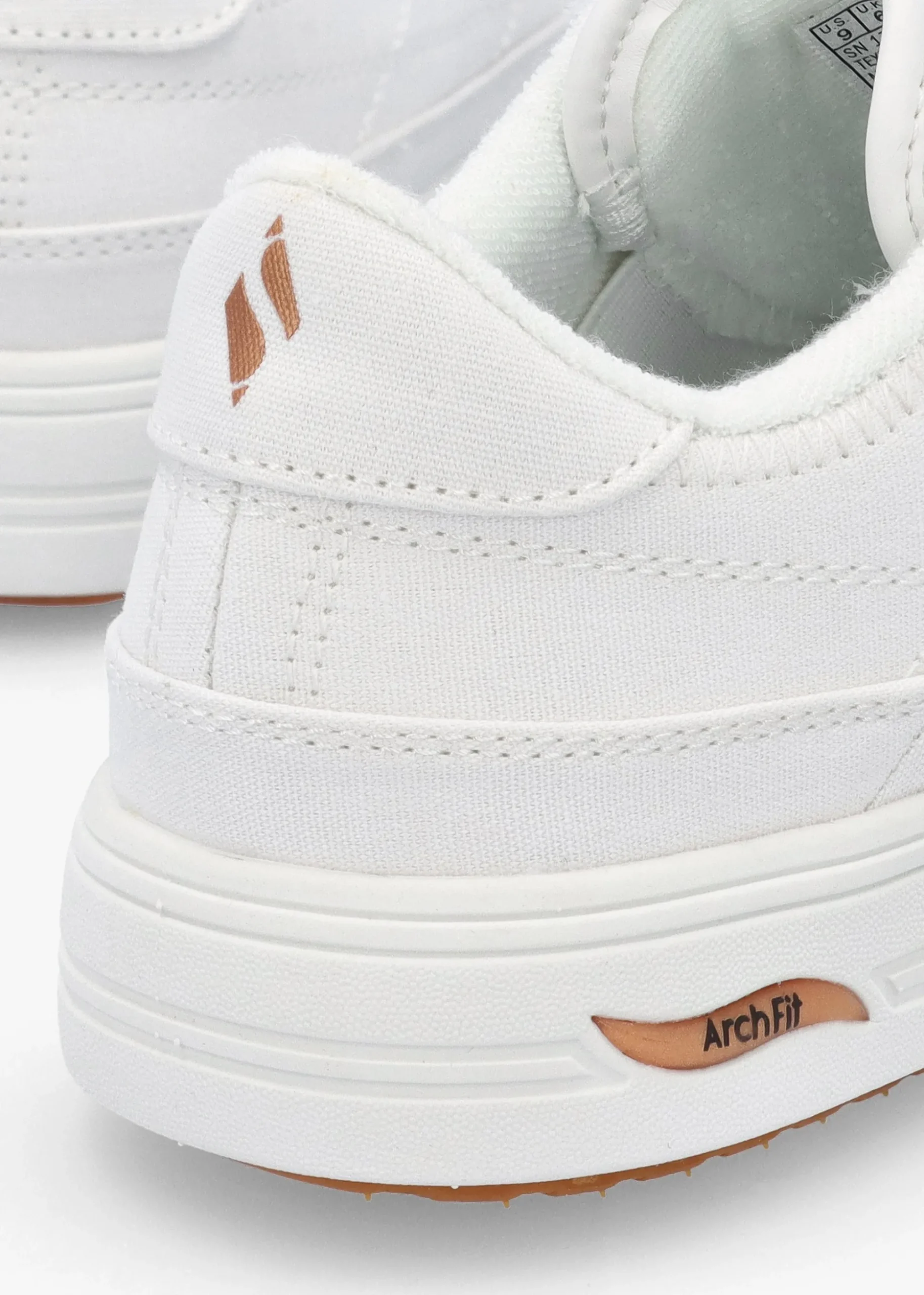 Women’s Vegan Arch Fit Meet Ya There White Trainers