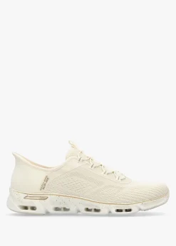 Women’s Vegan Glide Step Gratify Pace Natural Gold Trainers