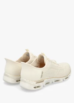 Women’s Vegan Glide Step Gratify Pace Natural Gold Trainers