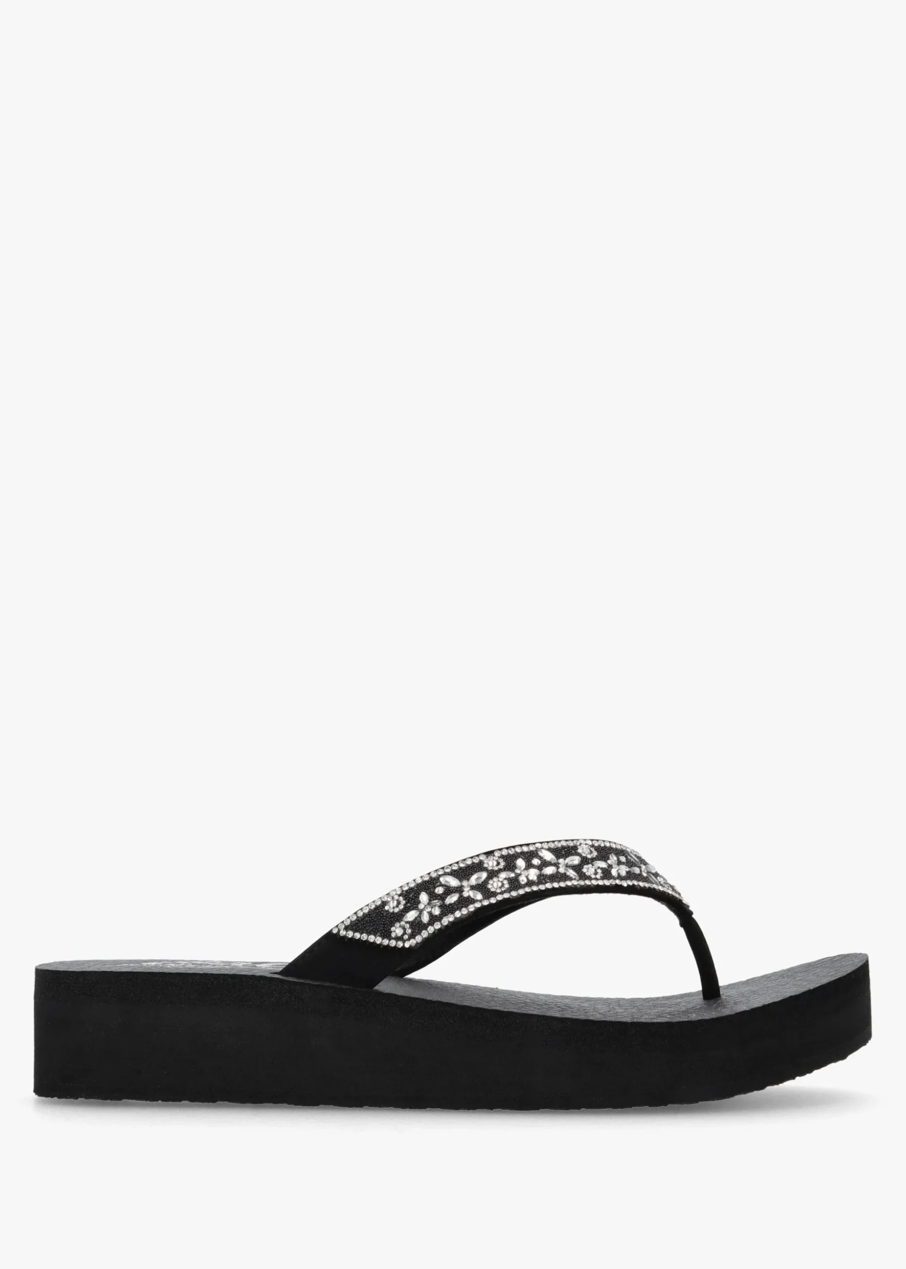 Women’s Vinyasa Butterfly Kiss Black Flip Flops