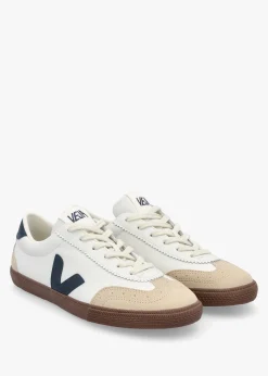 Women's Volley O.T Leather White Nautico Bark Trainers