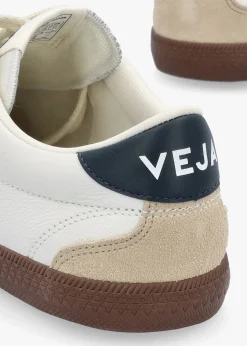 Women's Volley O.T Leather White Nautico Bark Trainers