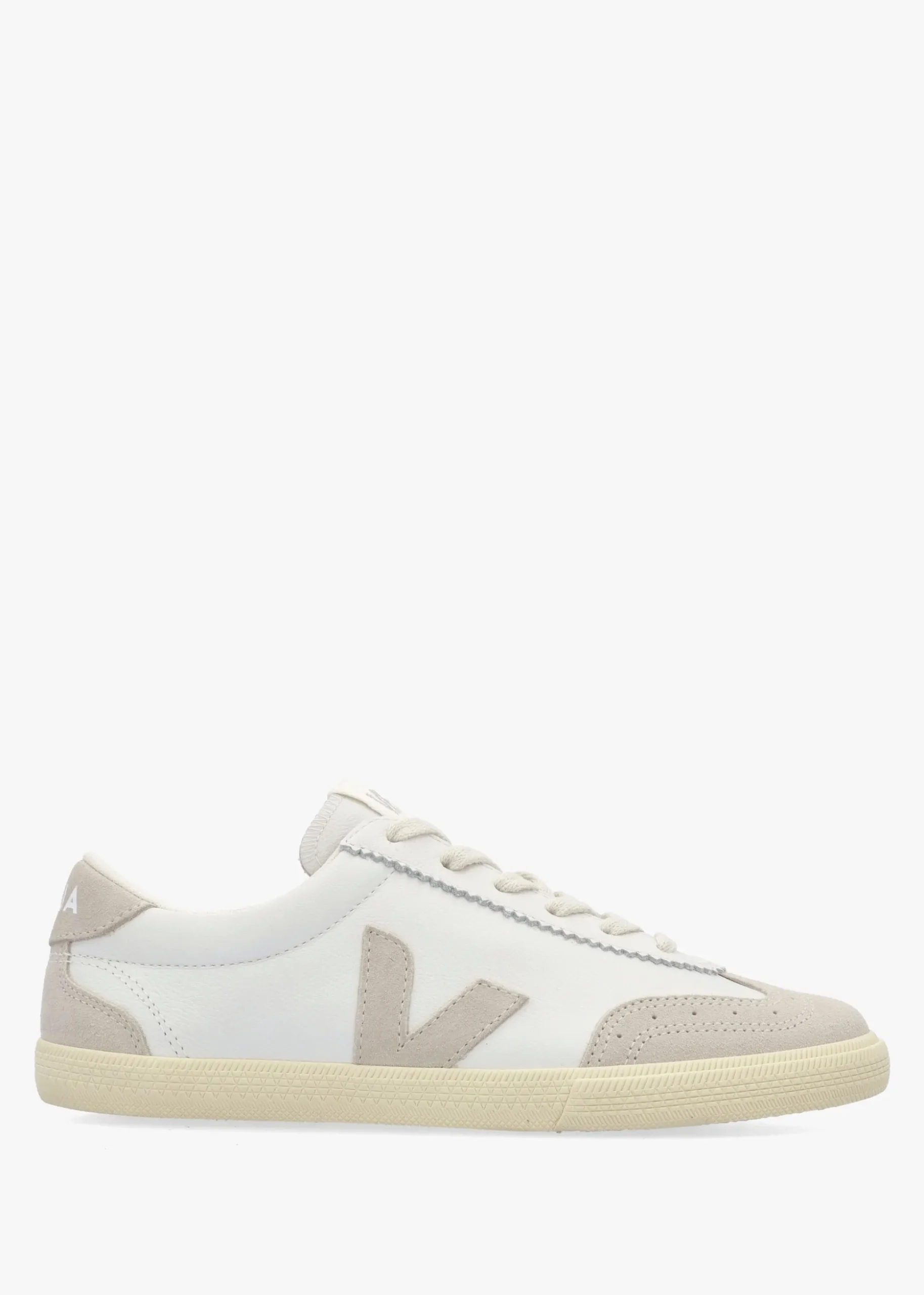 Women's Volley O.T Leather White Natural Trainers