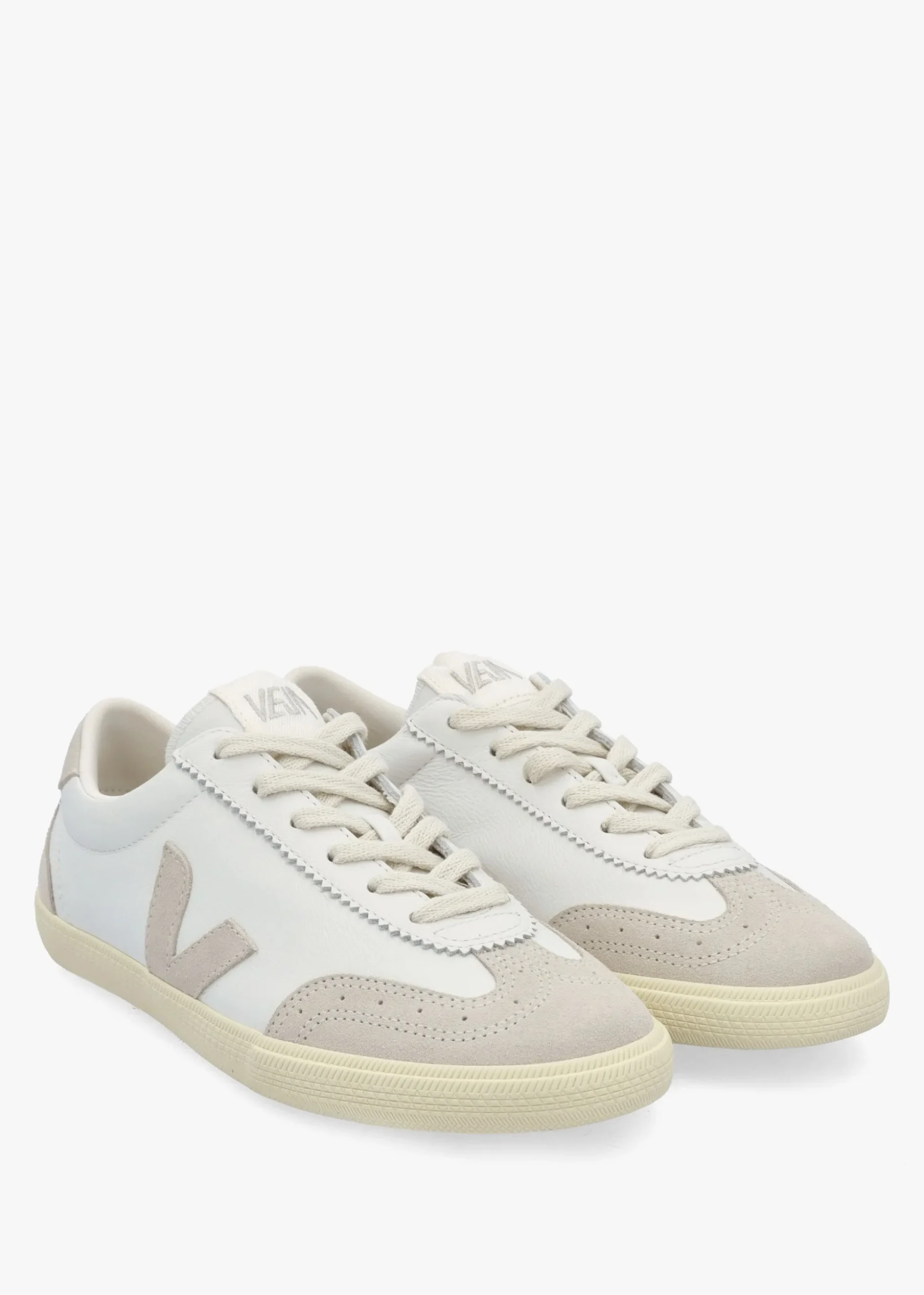 Women's Volley O.T Leather White Natural Trainers