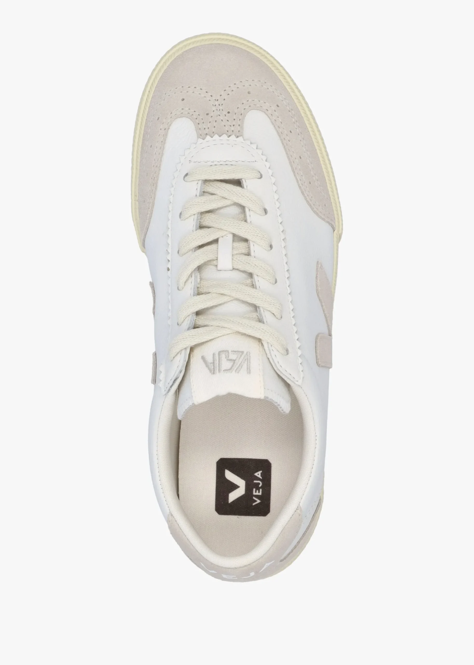 Women's Volley O.T Leather White Natural Trainers