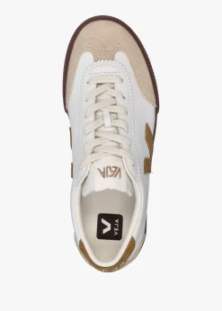 Women's Volley O.T Leather White Tent Bark Trainers