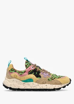 Women's Yamano 3 Beige Sand Suede & Nylon Trainers