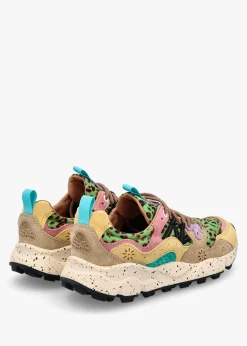 Women's Yamano 3 Beige Sand Suede & Nylon Trainers