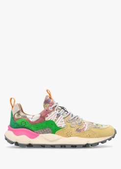 Women's Yamano 3 Salmon Multi Suede & Fabric Trainers