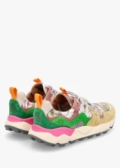 Women's Yamano 3 Salmon Multi Suede & Fabric Trainers