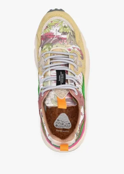 Women's Yamano 3 Salmon Multi Suede & Fabric Trainers