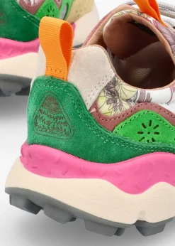 Women's Yamano 3 Salmon Multi Suede & Fabric Trainers