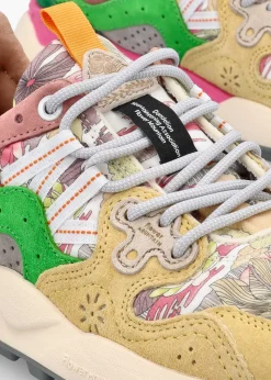 Women's Yamano 3 Salmon Multi Suede & Fabric Trainers