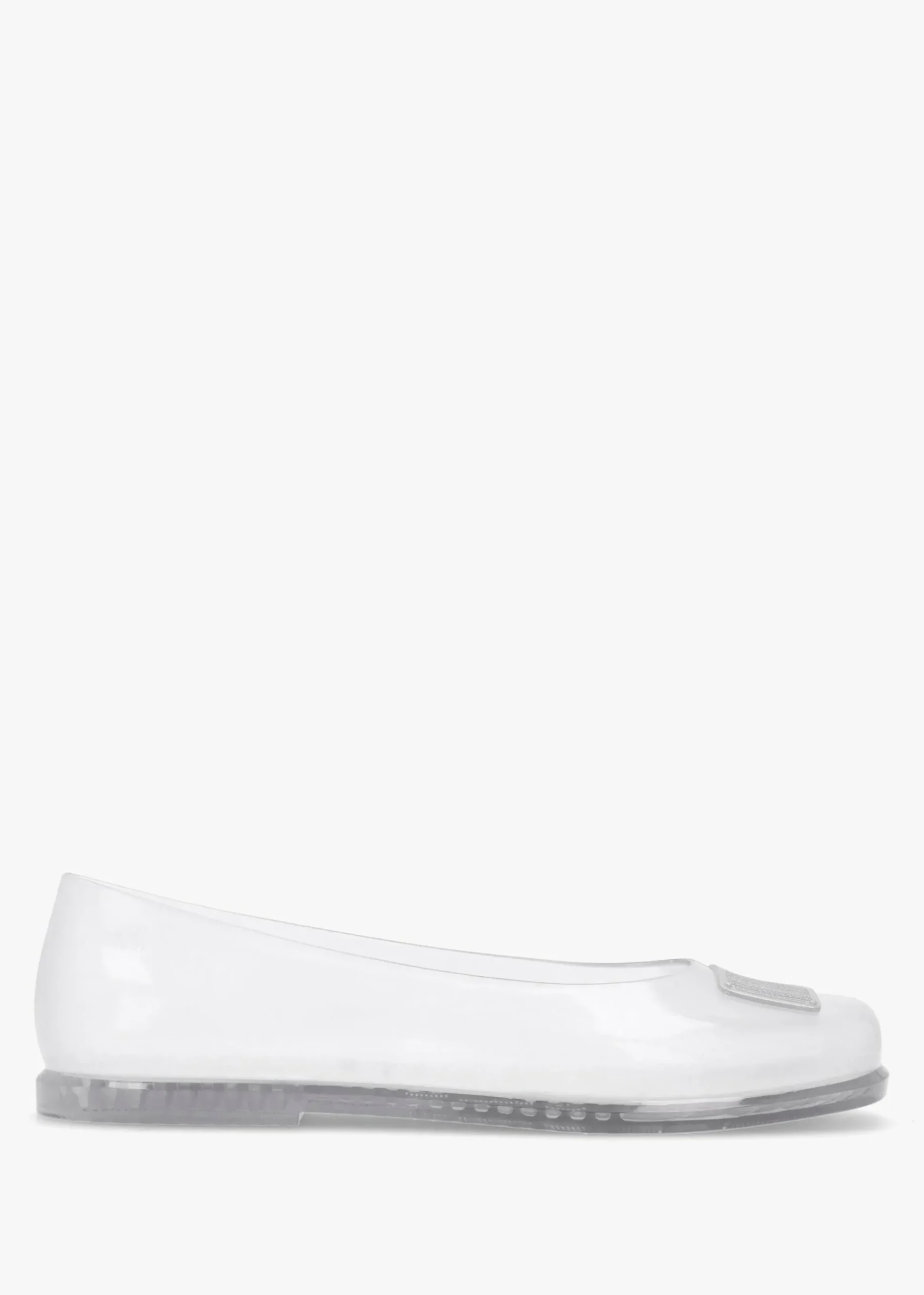 x Melissa Ruby Clear Ballet Pumps